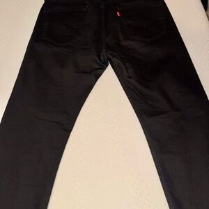 Levi's Men's Straight Black Jeans